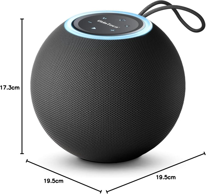 C57 Tragbarer Bluetooth Lautsprecher 30w Stereo Sound, Bluetooth 5.3 TWS Paarung Ipx5 Wasserdicht, R