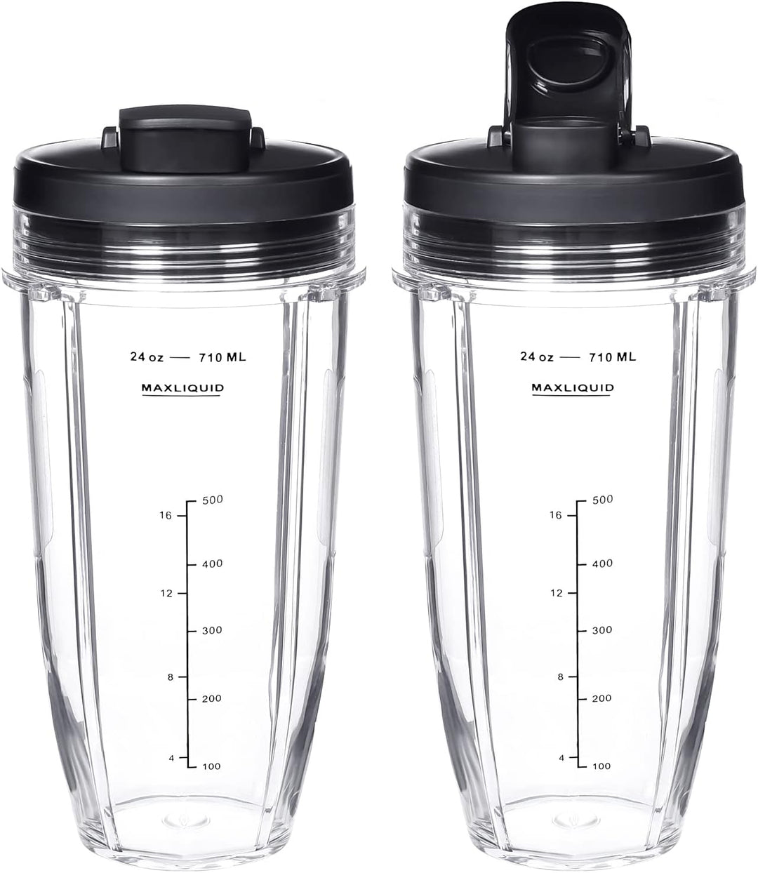 680 ml Mixerbecher mit verbesserten Deckeln für Ninja BL450 BL454 BL456 BL480 BL481 BL482 BL490 BL64