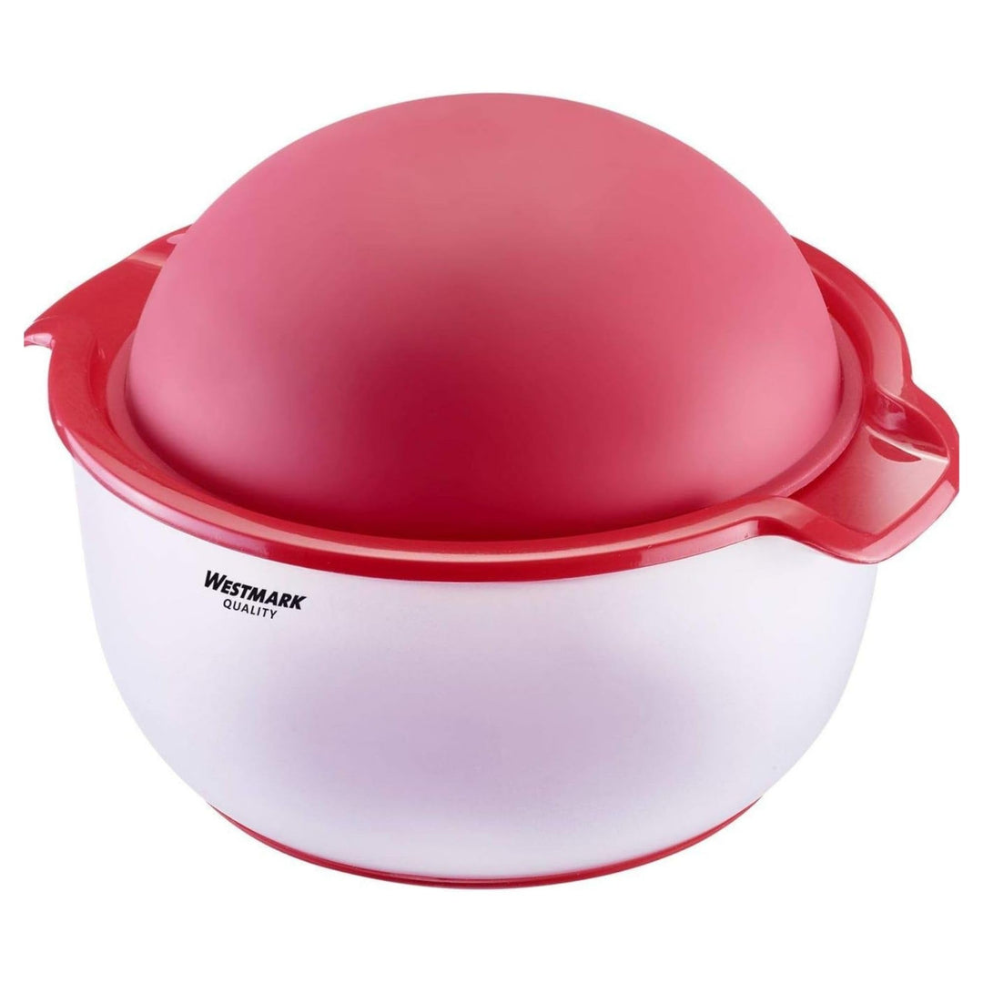 Westmark Granatapfel Entkerner/Entsafter, 3-teilig, Kunststoff/Silikon, Buzzer, Transluzent/Rot, 516