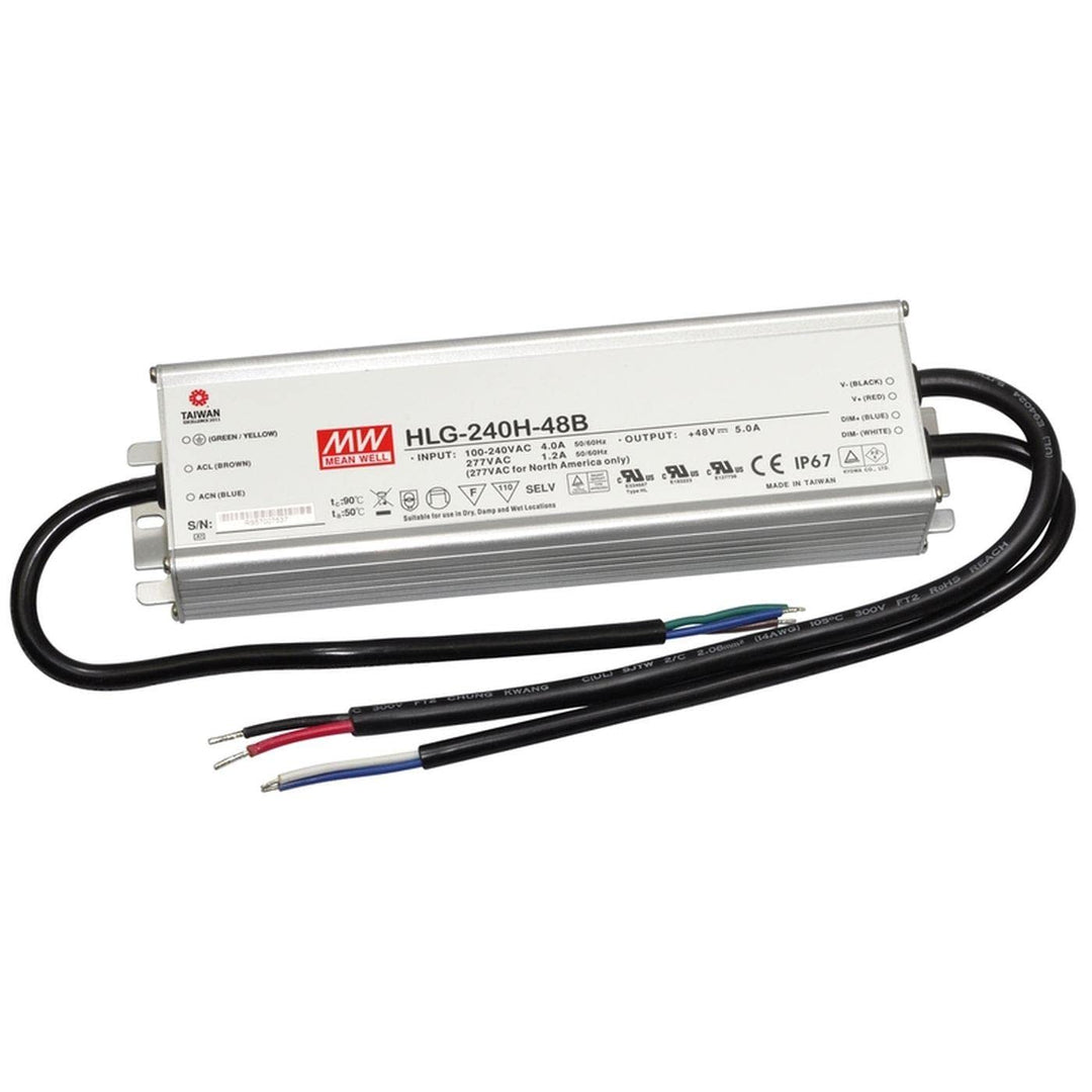 LED Power Supply 192W 12V 16A ; MeanWell HLG-240H-12B ; dimming Function, HLG-240H-12B