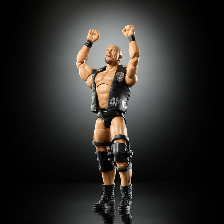 Mattel WWE Elite Actionfigur und Zubehörteile, Greatest Hits 2025, ca. 15 cm grosse Sammelfigur Ston