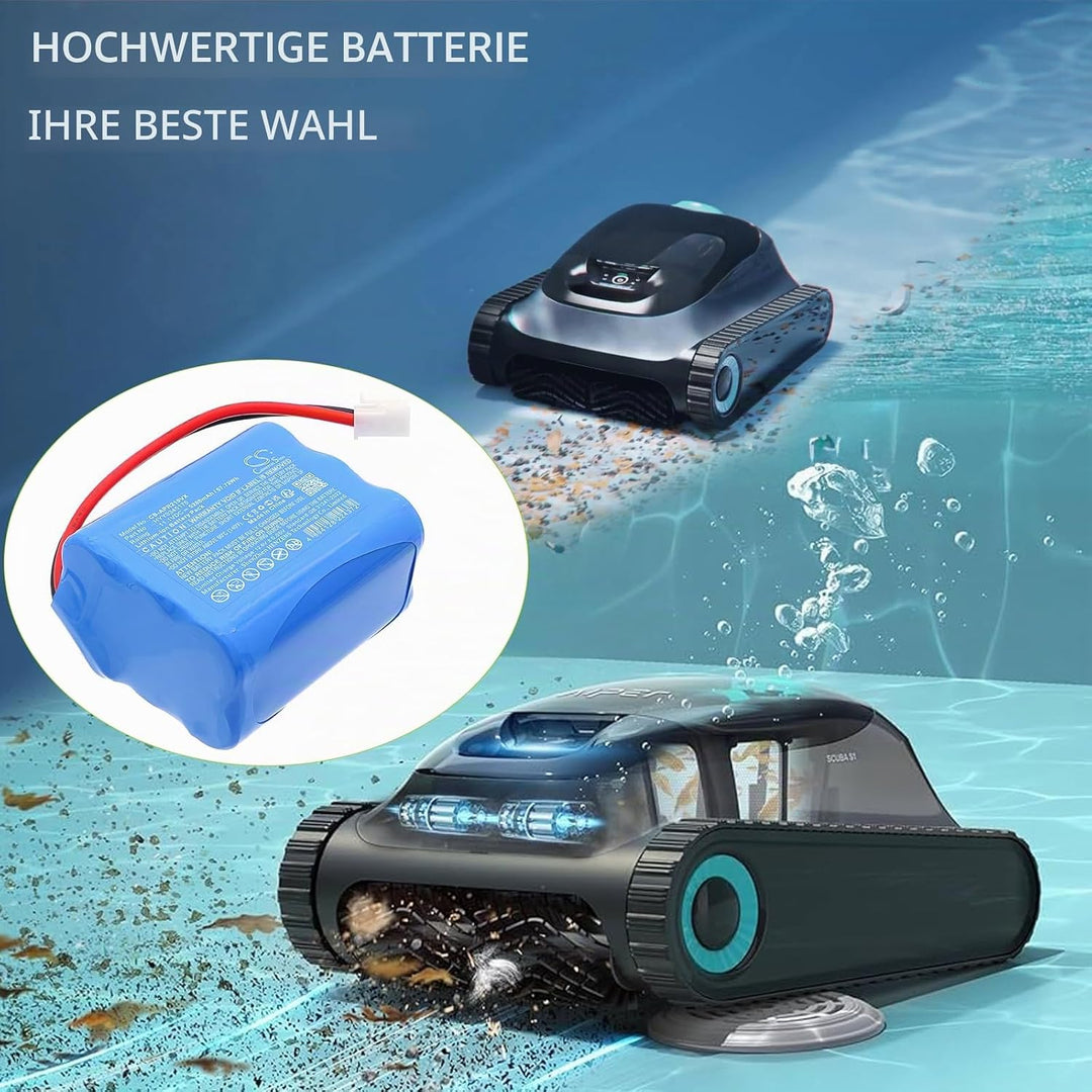 5200mAh Ersatzakku kompatibel mit Aiper SE Cordless Robotic Pool Cleaner, HYY0345175