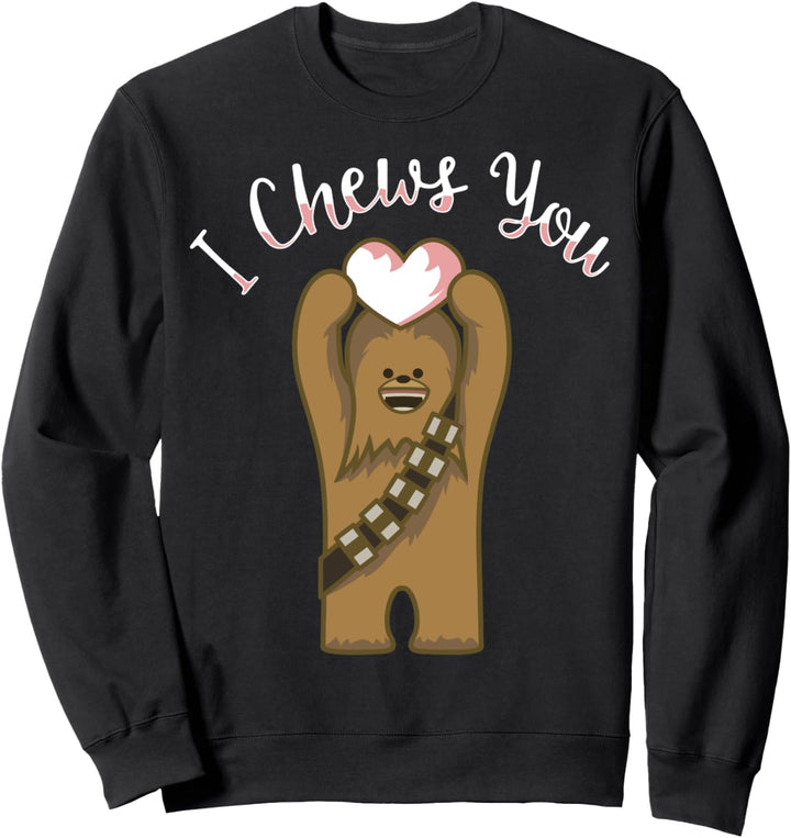 Star Wars Chewbacca I Chews You Text Sweatshirt