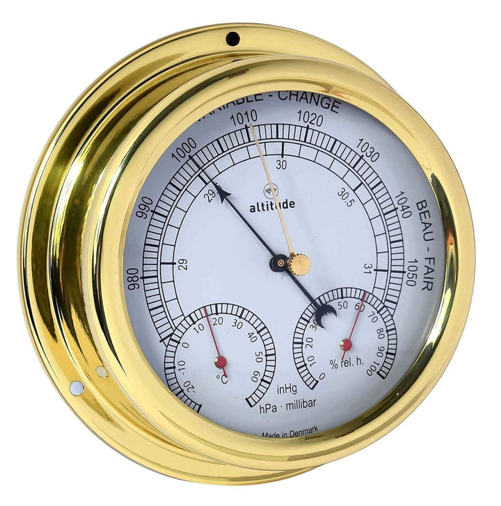 Delite 866bth Altitude Wetterstation Messing B x H 150 x 42 mm