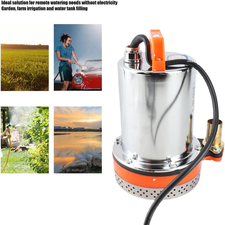 DC 12 V Tauchpumpe, Solar-Wasserpumpe, Kleine Batterie, Solar-Tauchwasserpumpe, Ideal für Bewässerun