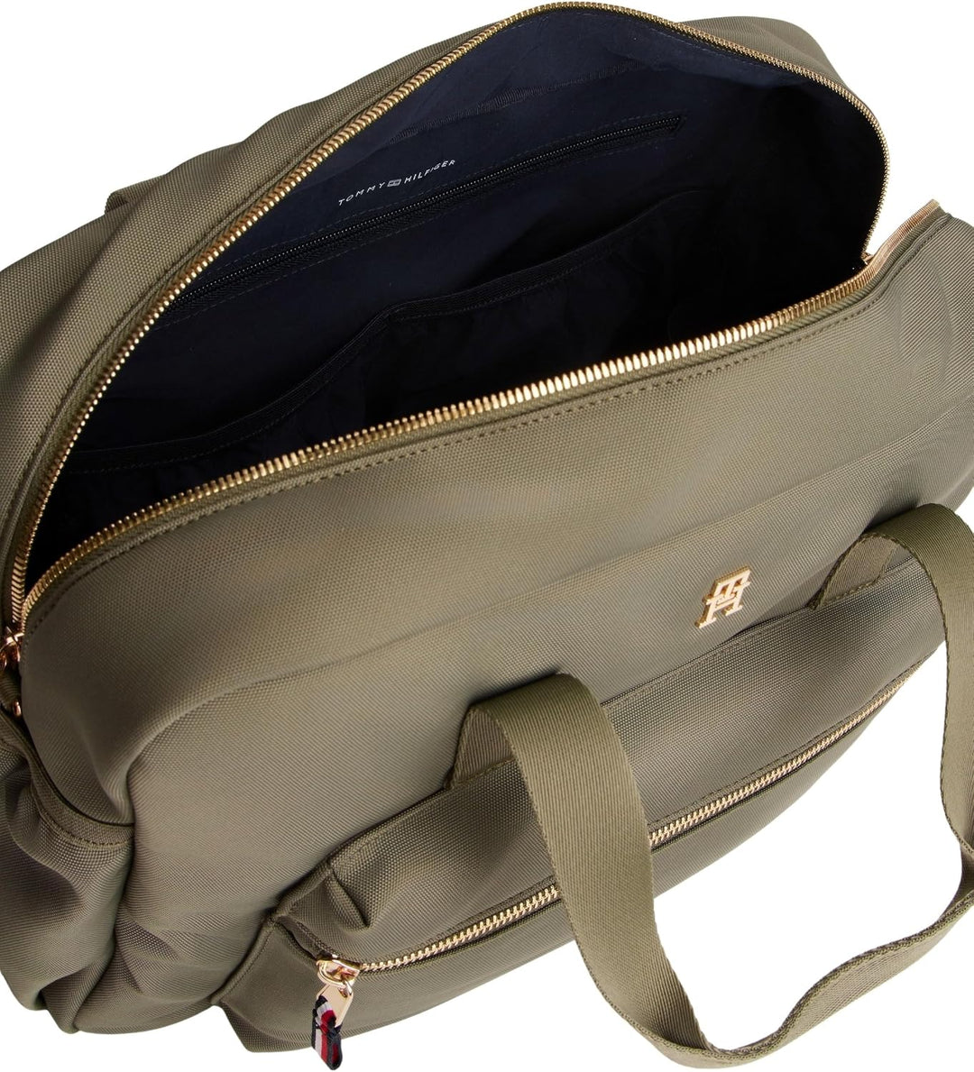 Tommy Hilfiger Th Essential Changing Bag Ka0ka00026 Handtaschen Green (Battle Green), Green (Battle