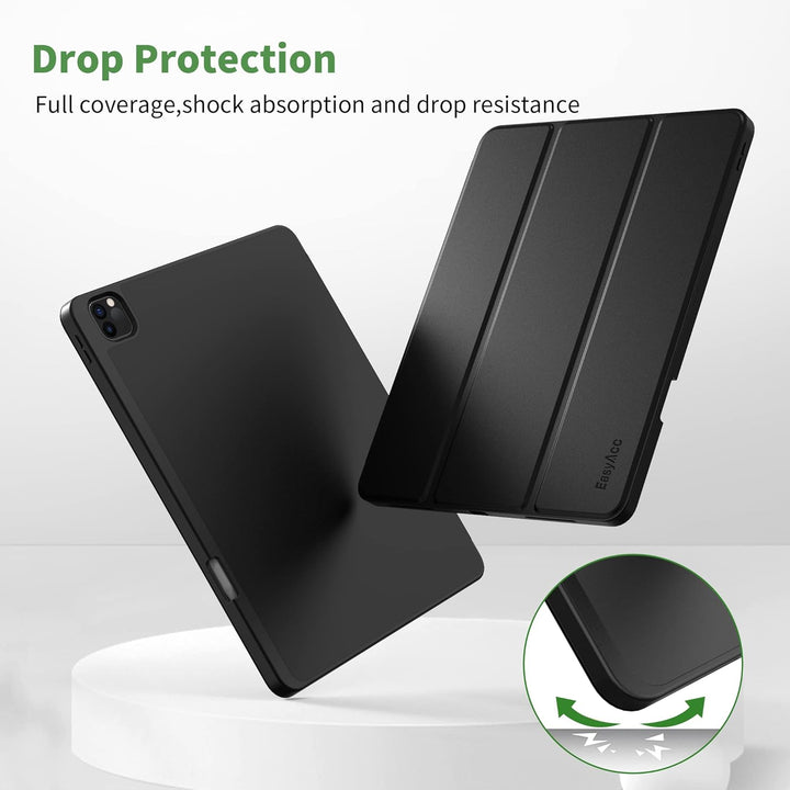 EasyAcc Hülle Kompatibel mit iPad Pro 12.9 Zoll 6./5./4./3 Generation (Modell 2022/2021/2020/2018) m