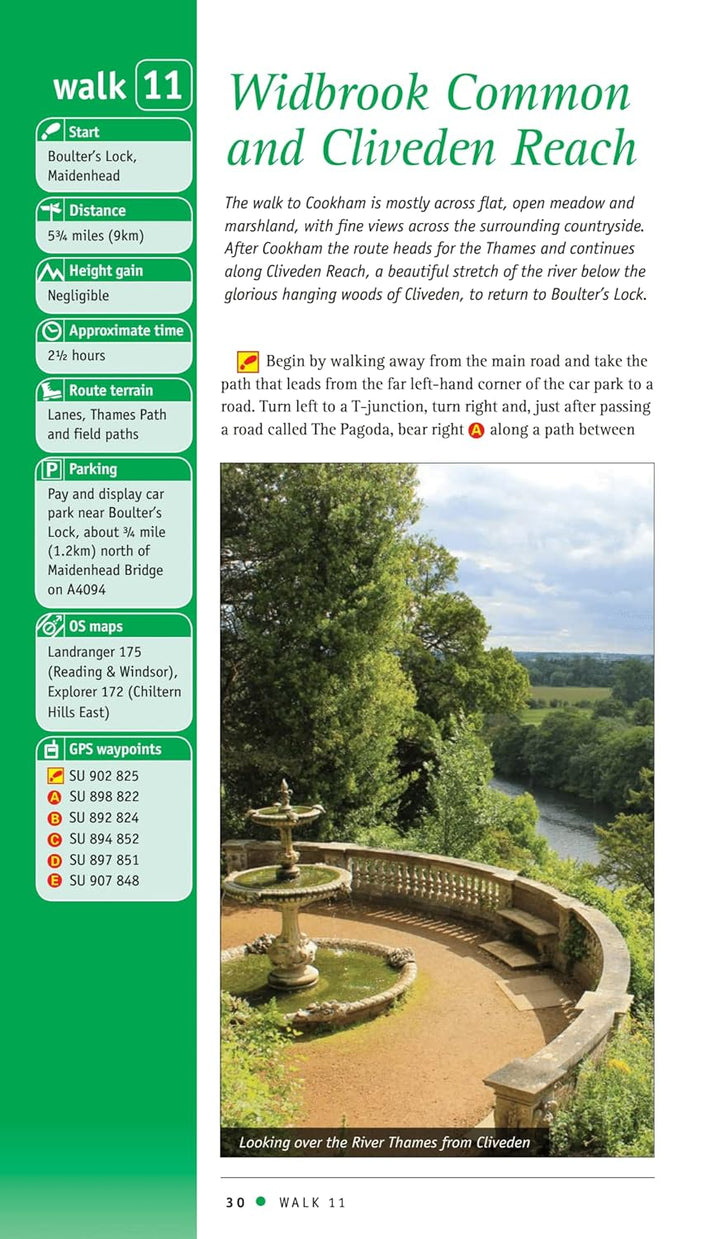 Thames Valley & Chilterns (Pathfinder Guides), Taschenbuch