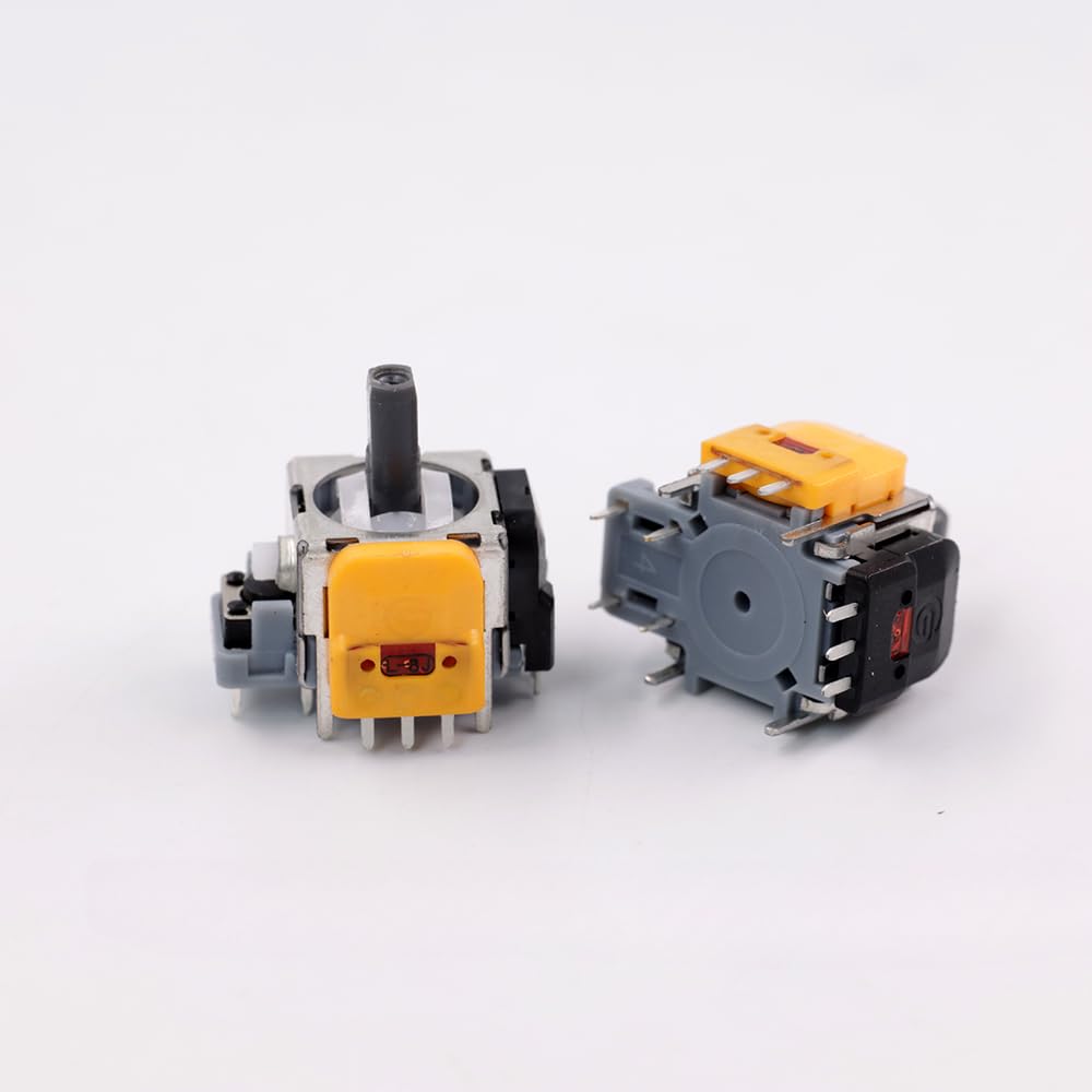 2 x Hall-Effekt 3D Analog-Sensor-Joystick-Modul für Xbox One, Gelb