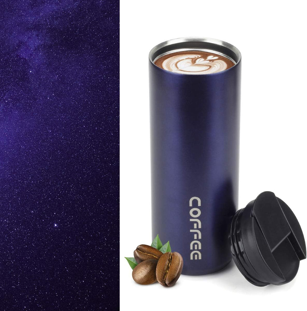 lalafancy Thermobecher 350ml/500ml Kaffeebecher-to-go, Isolierbecher Edelstahl Travel Mug Wiederverw