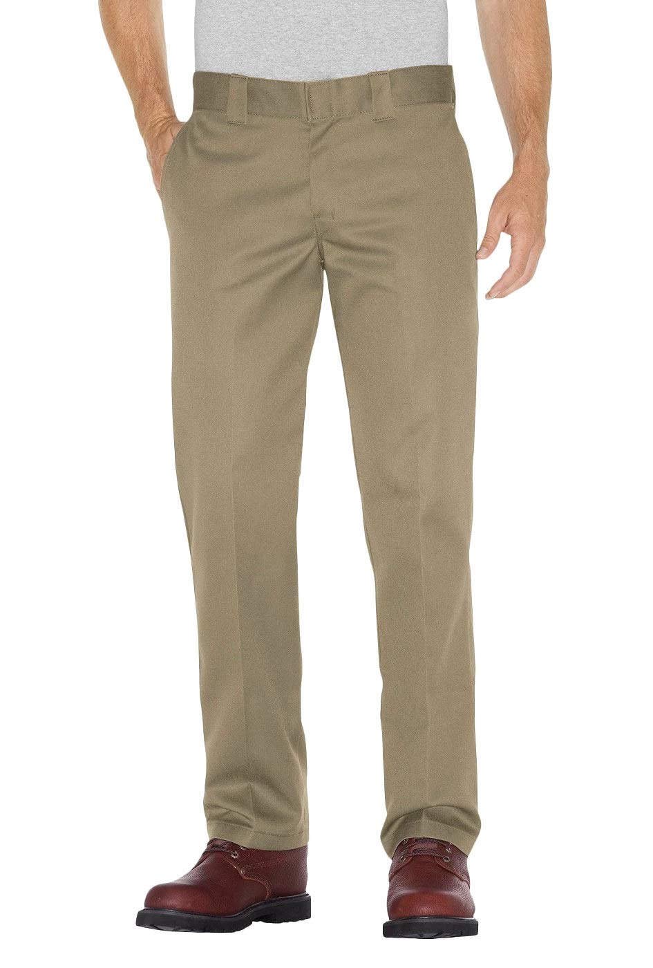 Dickies Herren S/Stght Work Pant Hose 40W / 30L Khaki, 40W / 30L Khaki