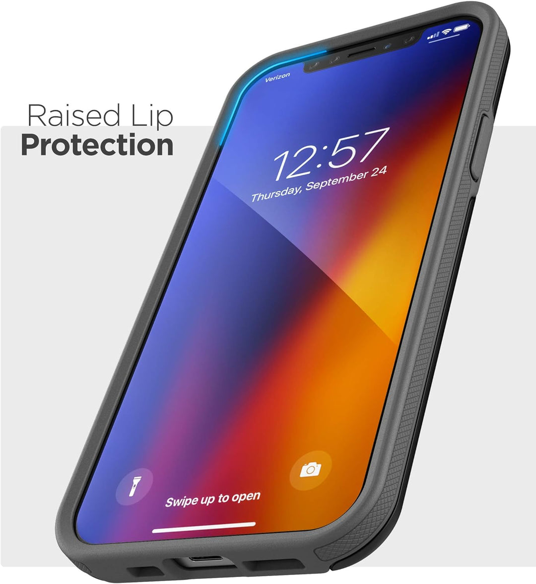 Encased Phantom Wallet Hülle für iPhone 12/12 Pro mit Kartenfach – Schutzhülle Handyhülle Stossfest