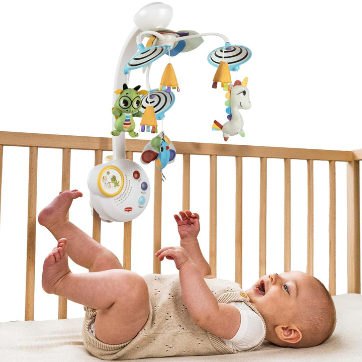 Tiny Love Classic Mobile, 2-in-1 Musik Mobile Baby Elektrisch, 0+ Monate, in ein Mobile Babybett für
