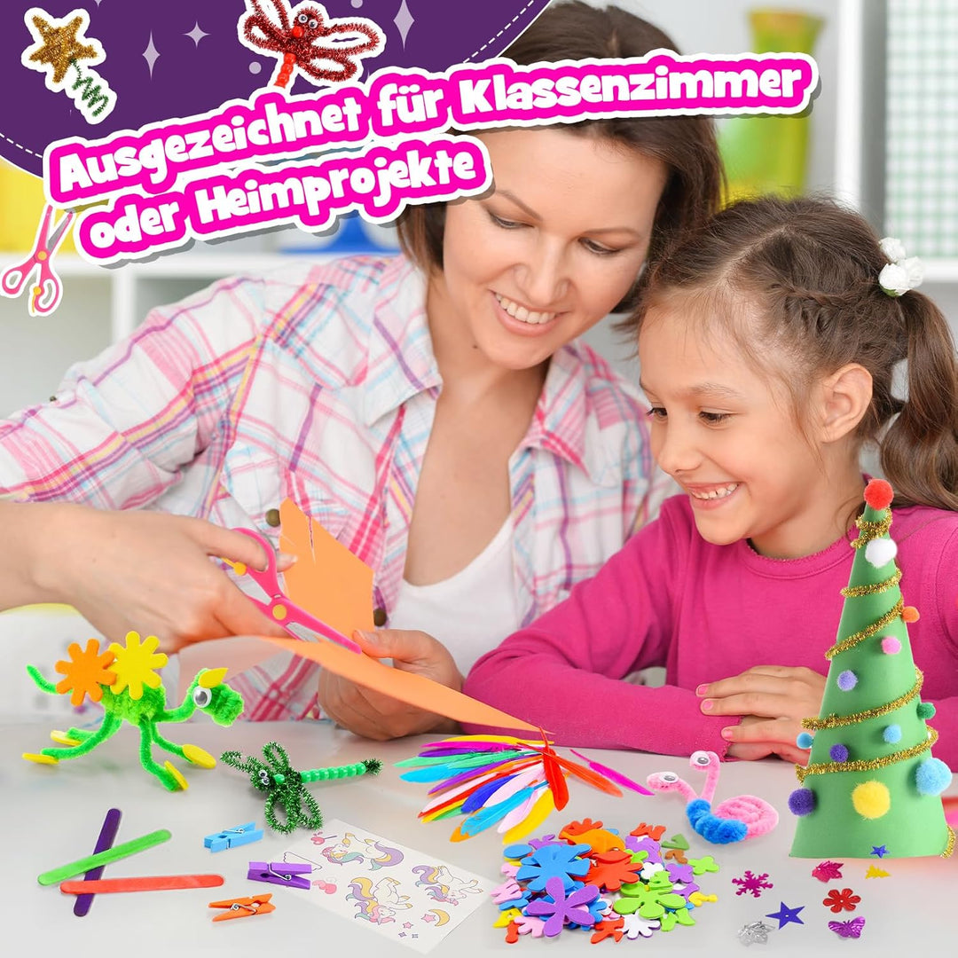 Bastelset Kinder ab 3-12 Jahre Spielzeug ab 3-12 Jahre Mädchen Geschenke 3-12 Jahre Bastelset Kinder