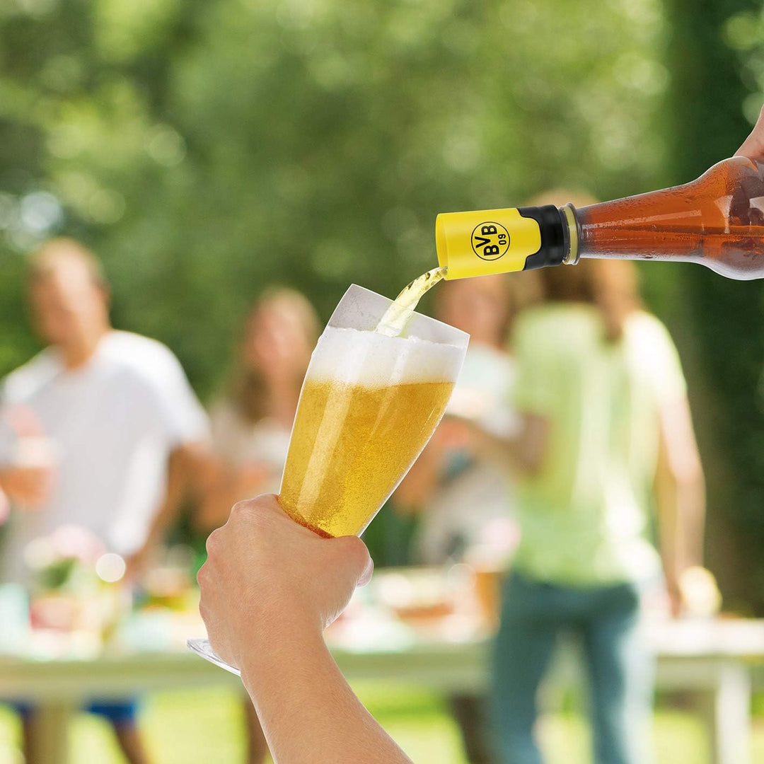 Taste Hero Flaschenaufsatz für Bier 3 Stück Fan-Edition BVB Borussia Dortmund | Macht jede Bierflasc