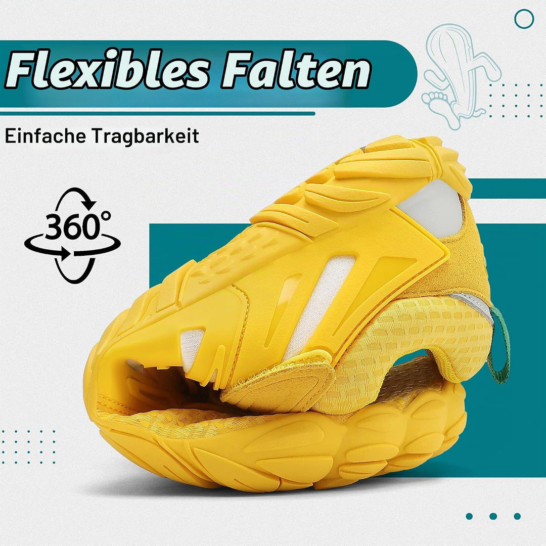 SAGUARO Unisex Barfussschuhe Outdoor Zehenschuhe mit Breite Zehenbox &amp; Zero-Drop Sohle Gr.36-48 44 E