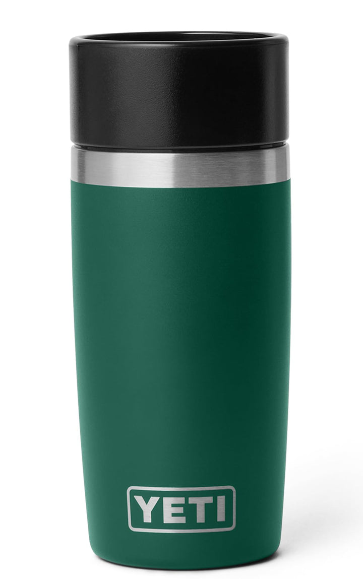 YETI Rambler Thermobecher 12 oz (355 ml) Black Forest Green – Kaffeebecher To Go, Thermotasse mit ab