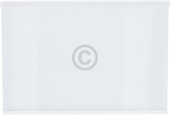 Einlegeboden aus Glas für Kühlteil kompatibel mit beko 4657830100 Abstellboden mit Leiste kompatibel
