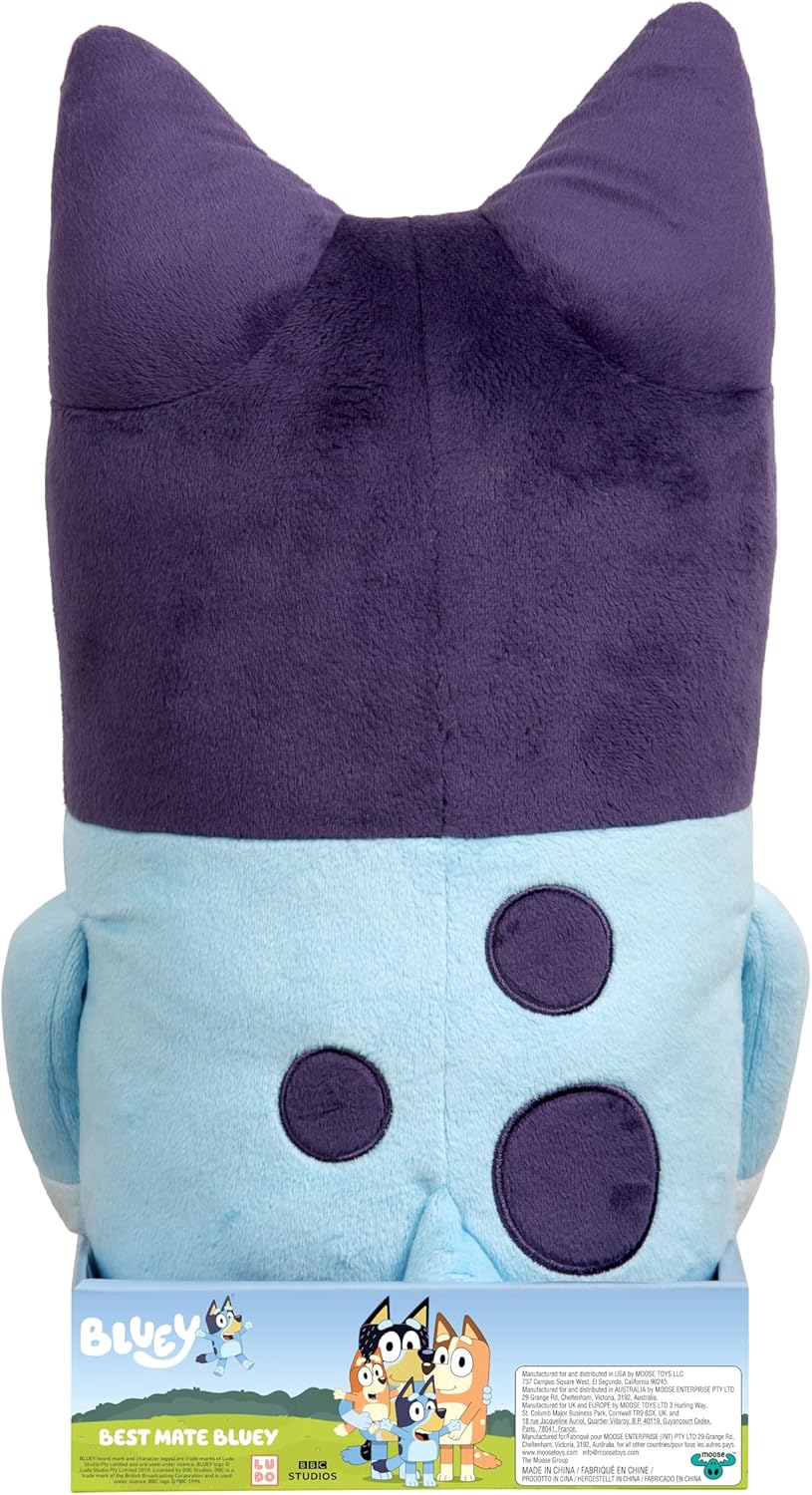 Bluey Best Mate Bluey Extra Large 18 Inch Plush Official Collectable Character Cuddly Jumbo Soft Toy