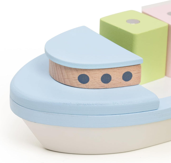 Classic World Magnetspiel Schiff ab 2 Jahre | Montessori Spielzeug 2 Jahre | Holzspielzeug für unter