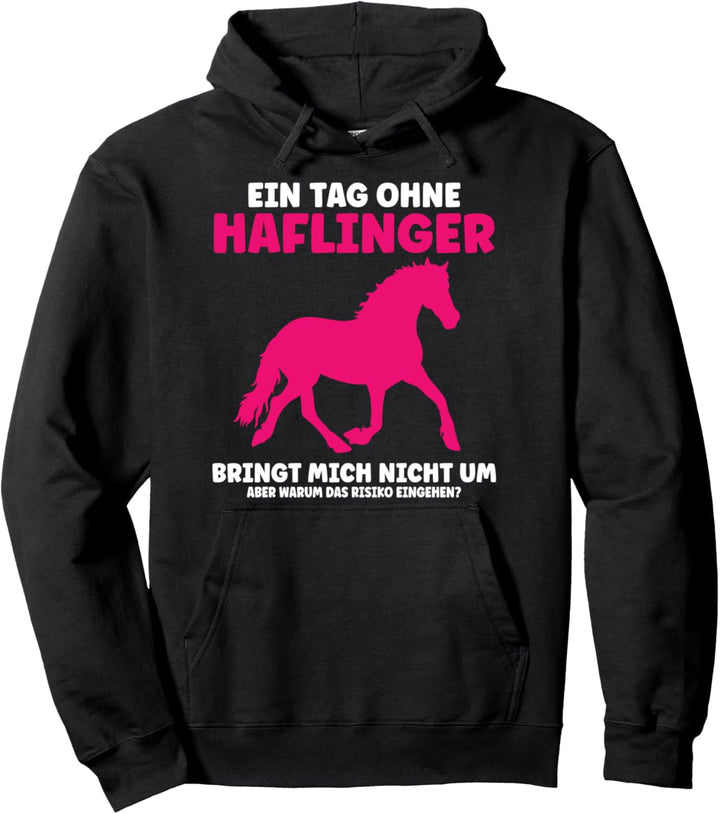 Ein Tag ohne Haflinger Reiten Haflinger Pullover Hoodie