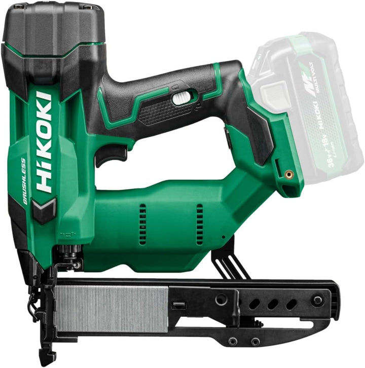 HiKOKI Akku-Klammergerät - 18 V, 13-40 mm, Li-Ion, LED-Licht, werkzeuglose Tiefeneinstellung, Luftfe