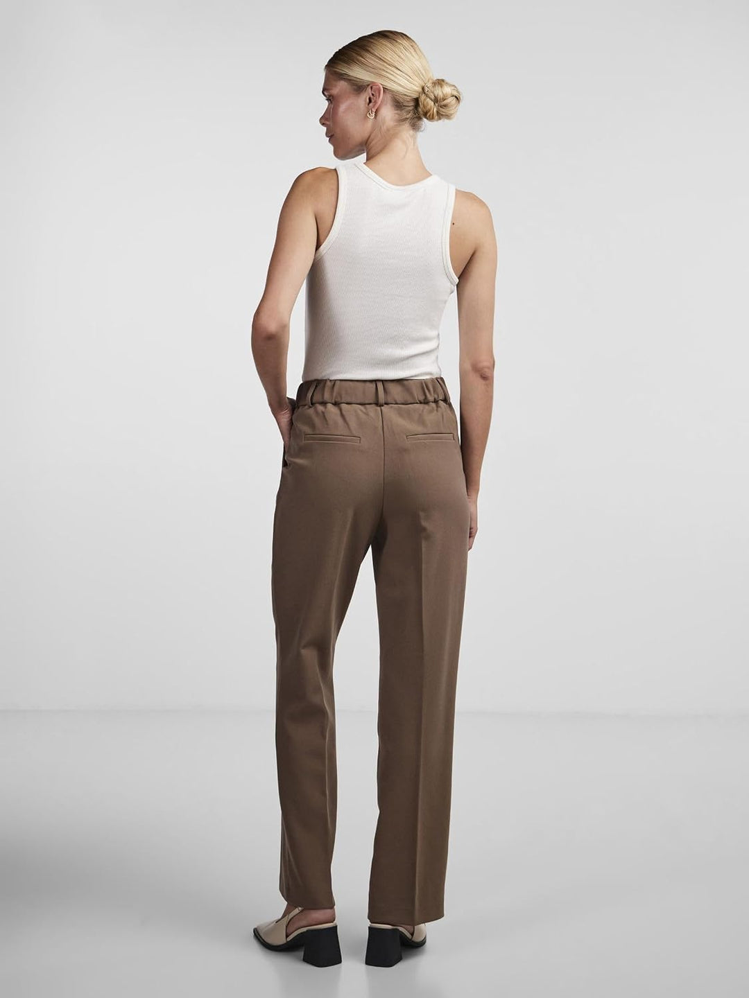 YAS Damen Yaslikka Hw Pants S. Noos Anzughose XS Cub, XS Cub