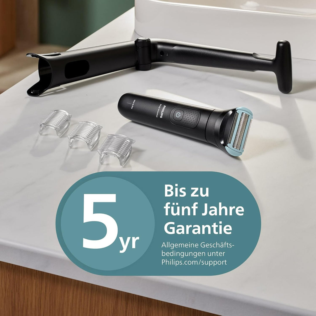 Philips Bodygroom 5000er-Serie – Herrentrimmer mit Dreifachschutz-Rasiersystem, trimmen und rasieren