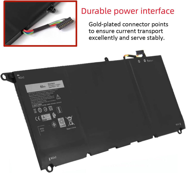 PUGASR PW23Y Laptop Akku Kompatibel mit Dell XPS 13 9360 P54G002 13-9360-D1605G 13-9360-D1605T 13-93