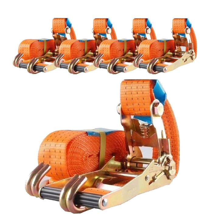 5X TrutzHolm Profi Ratschen Ratsche Auto Spanngurt Zurrgurt 2tlg 6m 4t 4to 4000kg TÜV/GS
