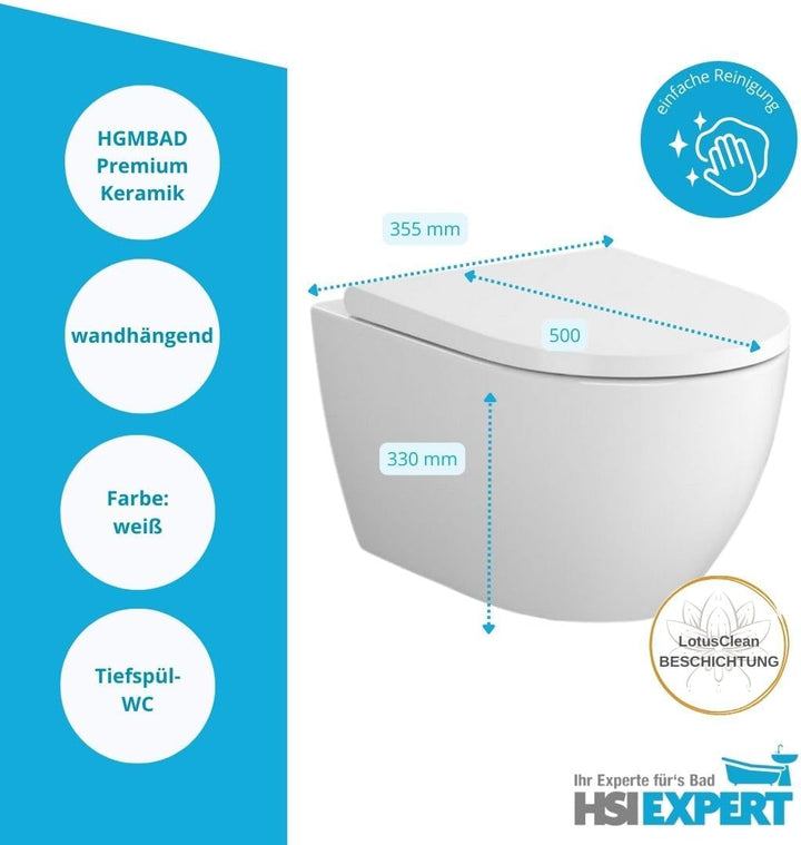 Geberit Vorwandelement + Bartolo WC + Drückerplatte + WC-Sitz Delta51 Star Star Delta51, Star Delta5