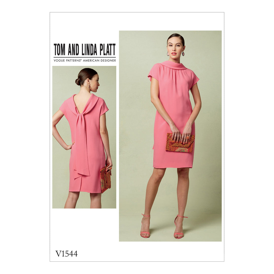 Vogue Mustern Schnittmuster Enganliegendes Kleid, Mehrfarbig, Grössen 14–22 20.00 x 0.5 x 25.00 cm,