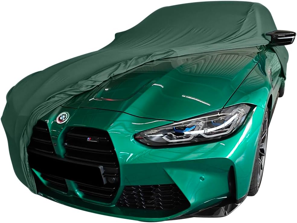 Indoor Autoabdeckung kompatibel mit BMW M3 (G80) SUPER Soft Stretch