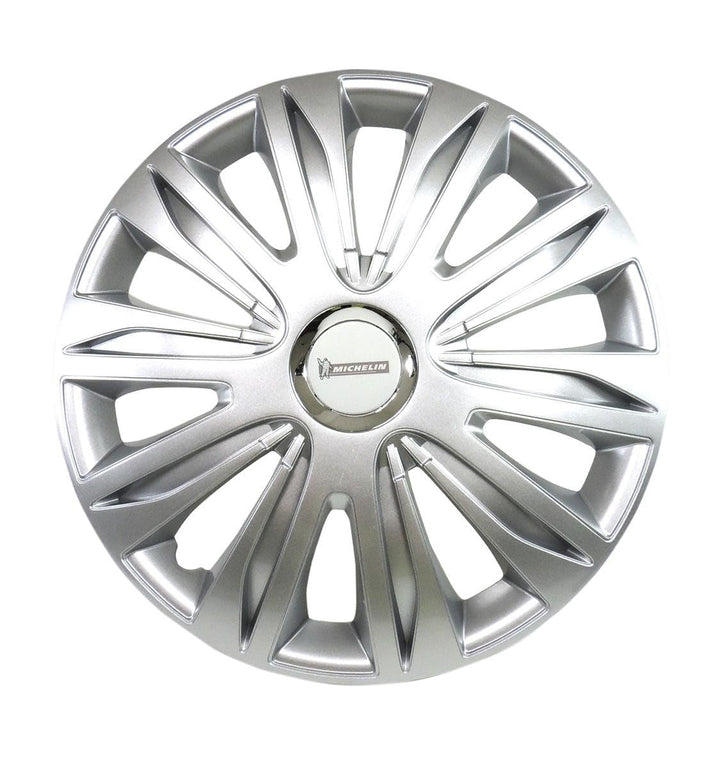 Michelin 009110 Radzierblenden 15 Zoll NVS 42, Chrom, 4 Stück 15" zoll, 15" zoll