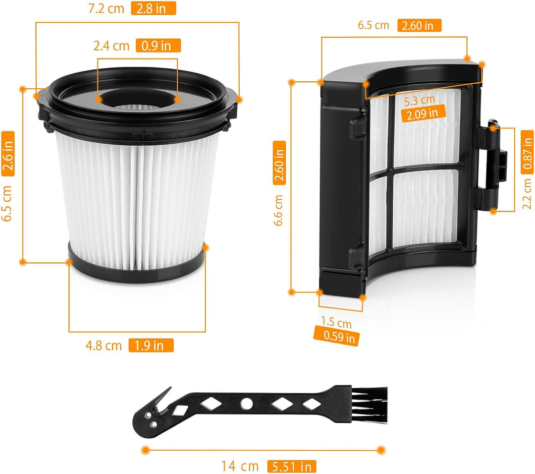 HOUSEMAX IW3612EUT Filter Kompatibel mit Shark IW3611EU, IW3611DE, IW3612EU, IW1611DE, IW1611EU, BU1