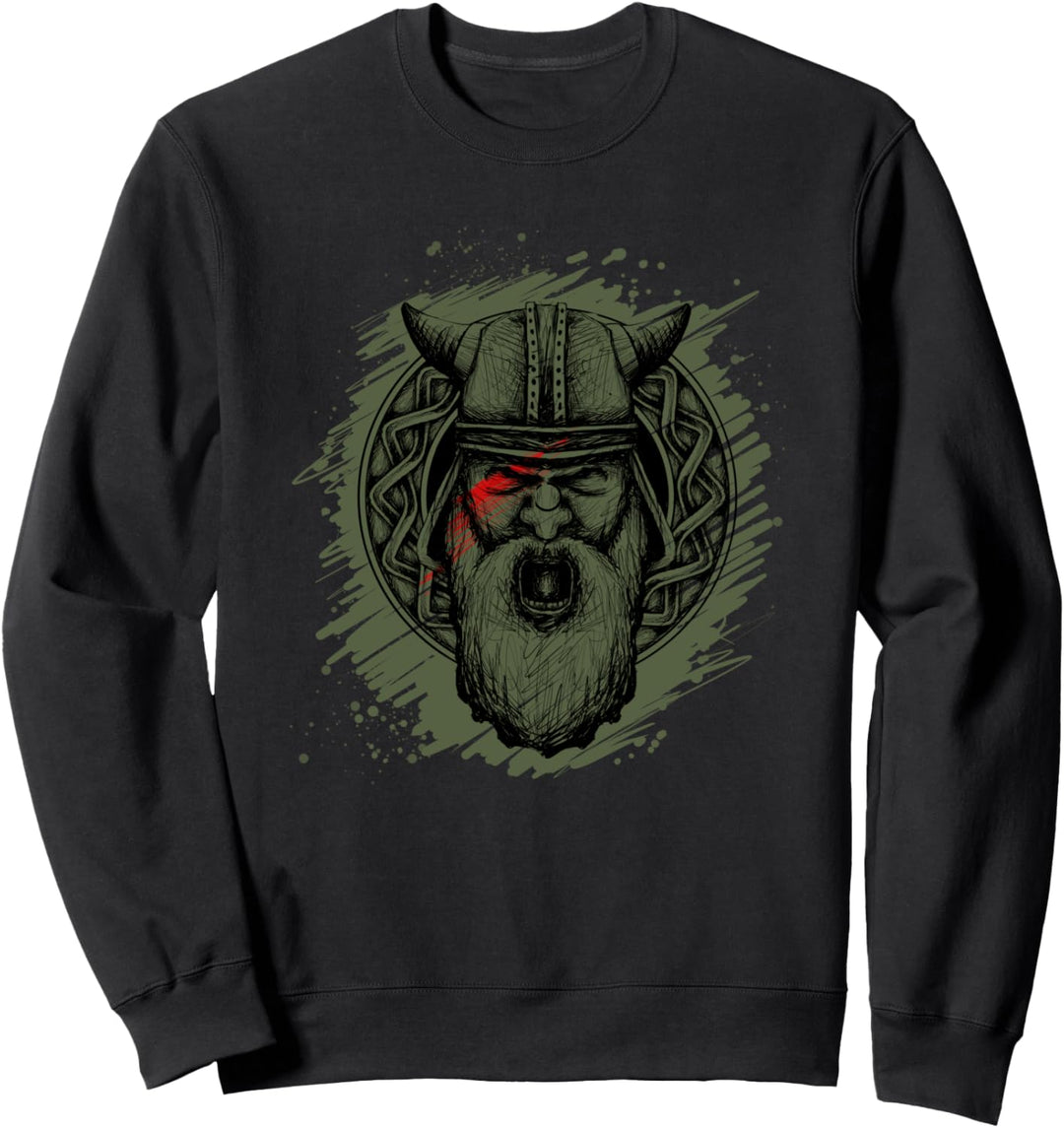 Odin Viking Geschenk Mythologie Viking Sweatshirt