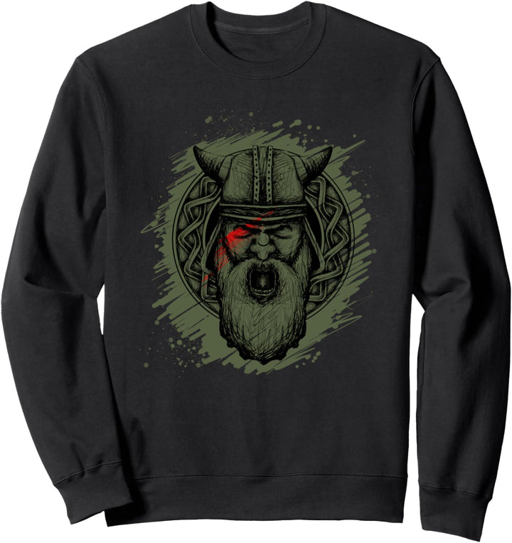 Odin Viking Geschenk Mythologie Viking Sweatshirt
