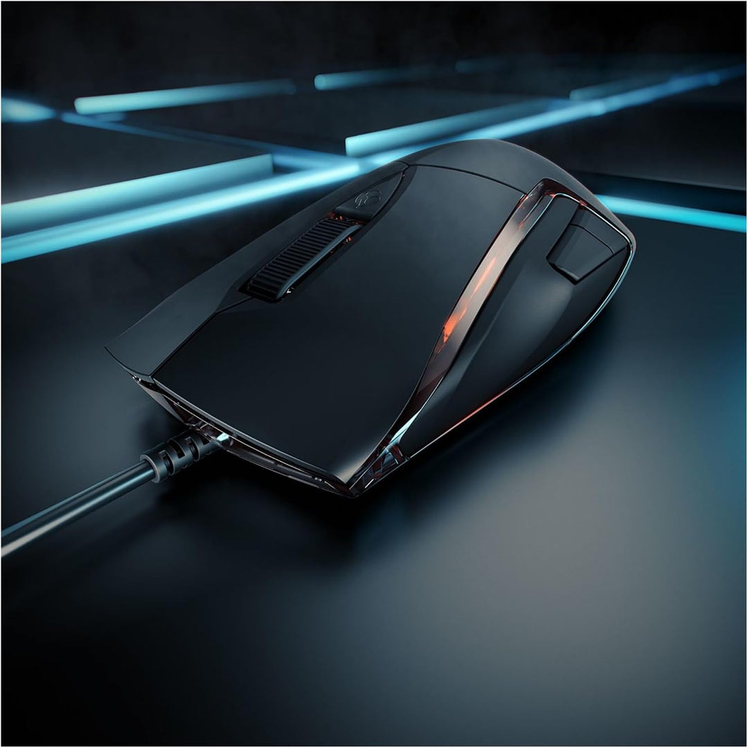 CHERRY MC 3.1, kabelgebunde Gaming-Maus, hochpräziser optischer 5.000 dpi Pixart-Sensor, 6 frei prog