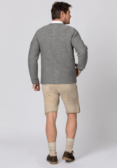 Stockerpoint Herren Jacke Amaro Strickjacke, Fog, Standard