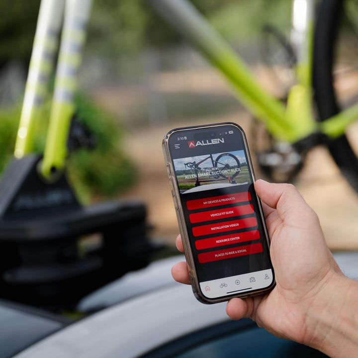 Allen Smart Suction™ GO: KOMPAKTER 1-FAHRRADTRÄGER