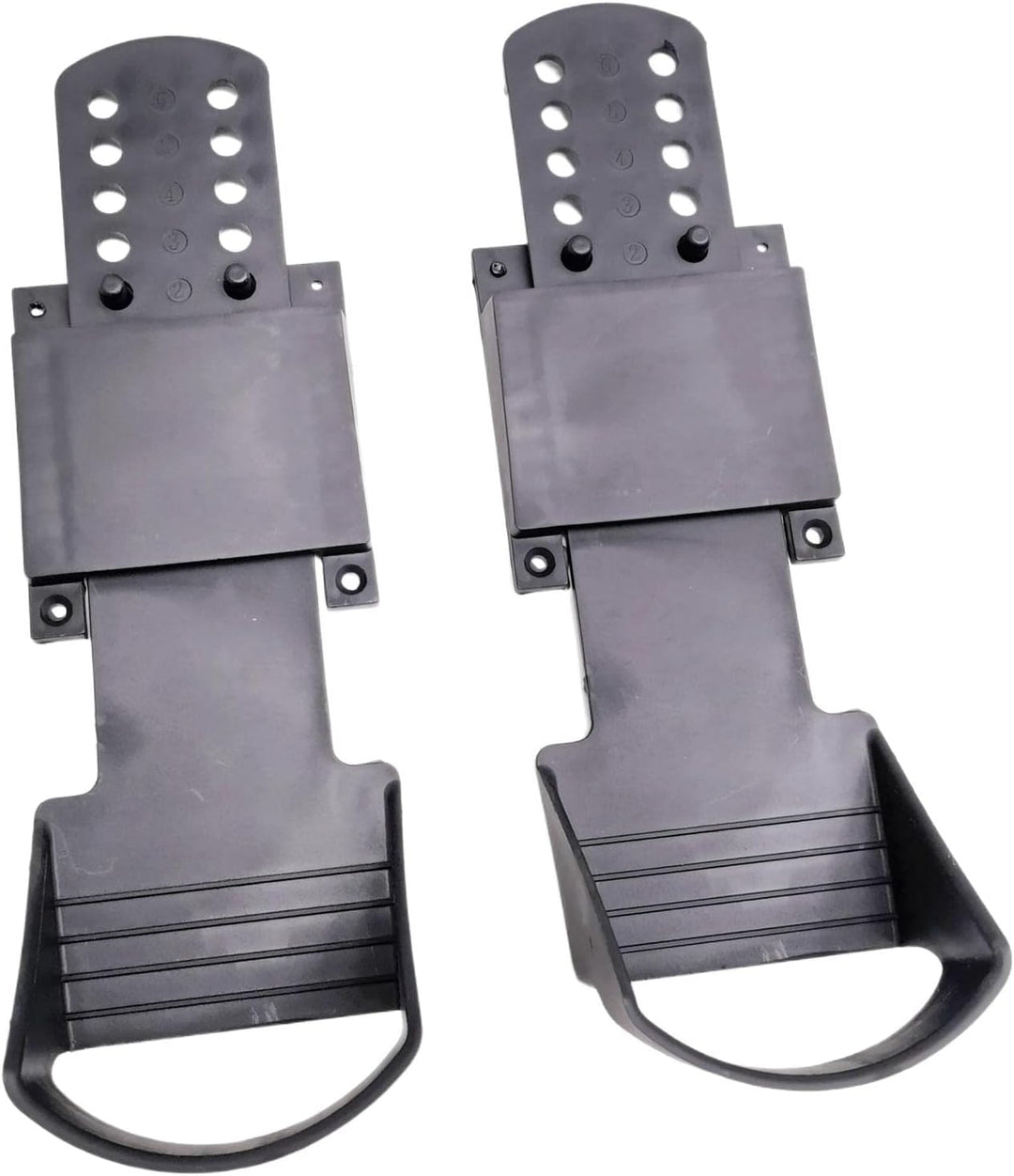 2 Stück Rowing Machine Pedals rutschfest, Multifunktions-Trainer-Pedal-Ersatz Leicht, Rudergerät Ped