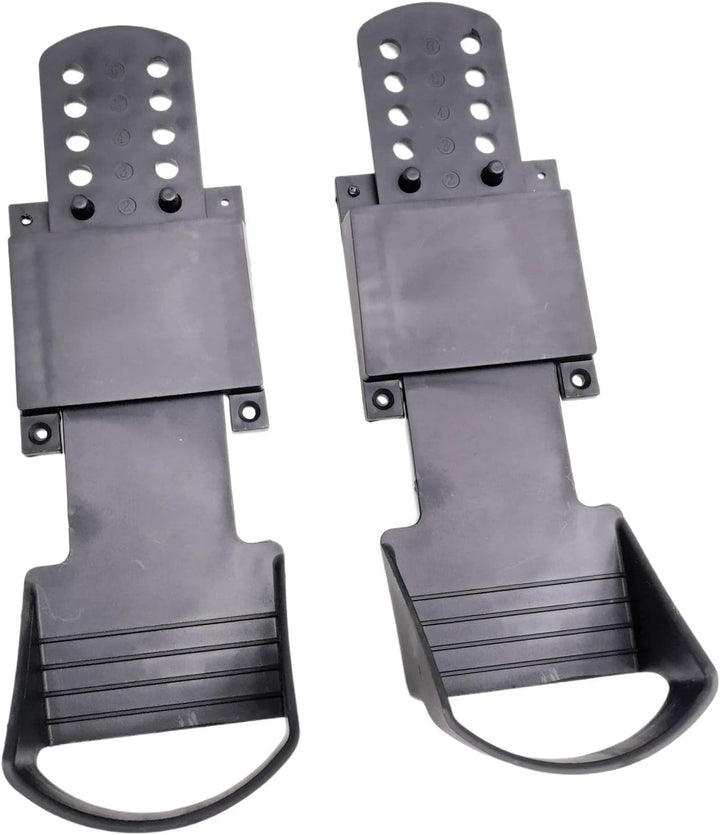 2 Stück Rowing Machine Pedals rutschfest, Multifunktions-Trainer-Pedal-Ersatz Leicht, Rudergerät Ped