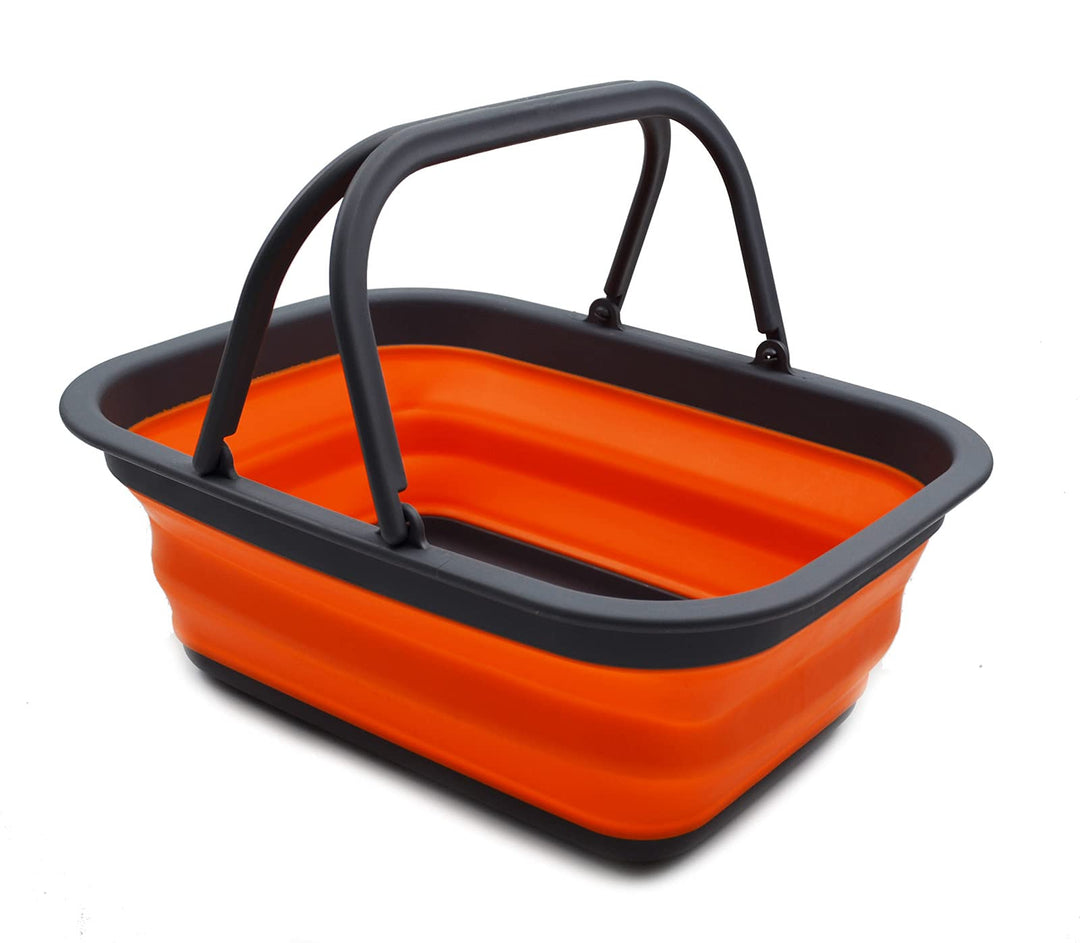 SAMMART 9.2L (2.37Gallon) Containeranne mit Griff – tragbarer Picknickkorb für den Aussenbereich – F