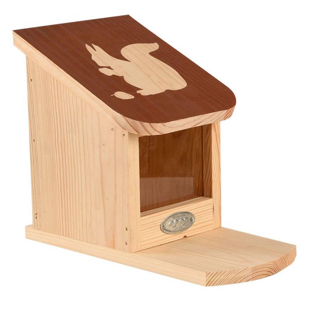 Esschert Design Eichhörnchen-Futterhaus - Holz