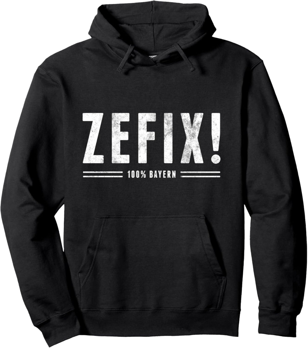 Zefix Grantler Spruch Bayern Oberpfalz Dialekt Geschenkidee Pullover Hoodie