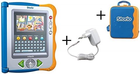 Vtech 80-115614 - Storio Deluxe Bundle inklusiv Tragetasche und Netzadapter, blau