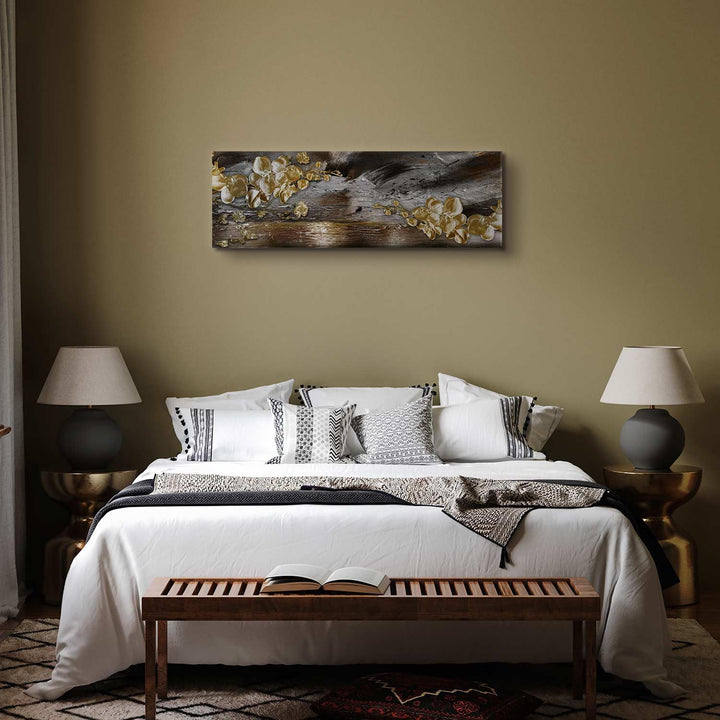 murando - Bilder Abstrakt 150x50 cm Vlies Leinwandbild 1 tlg Kunstdruck modern Wandbilder XXL Wandde
