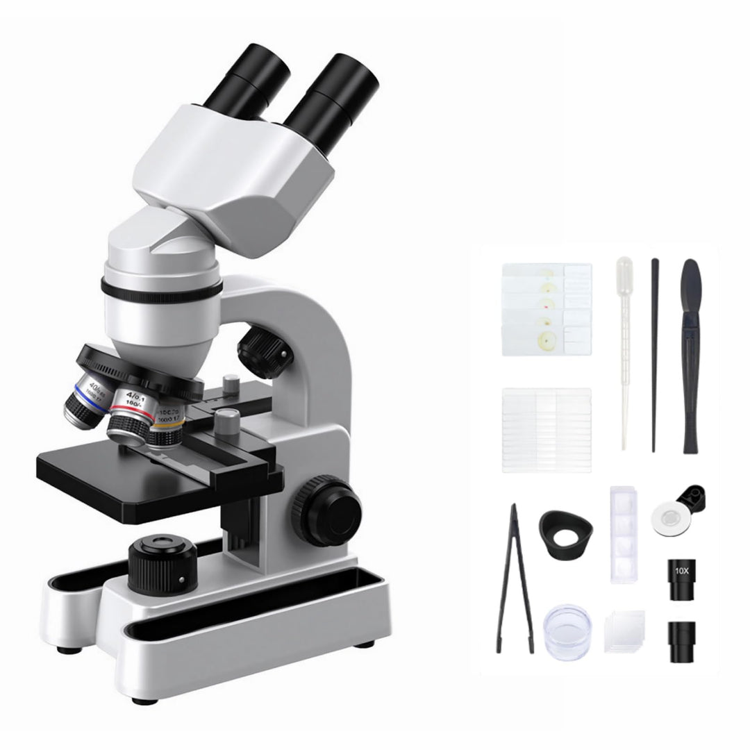 Mikroskop-biologisches pädagogisches Mikroskop für Studenten, mit Telefonclip, biologischer Probe un