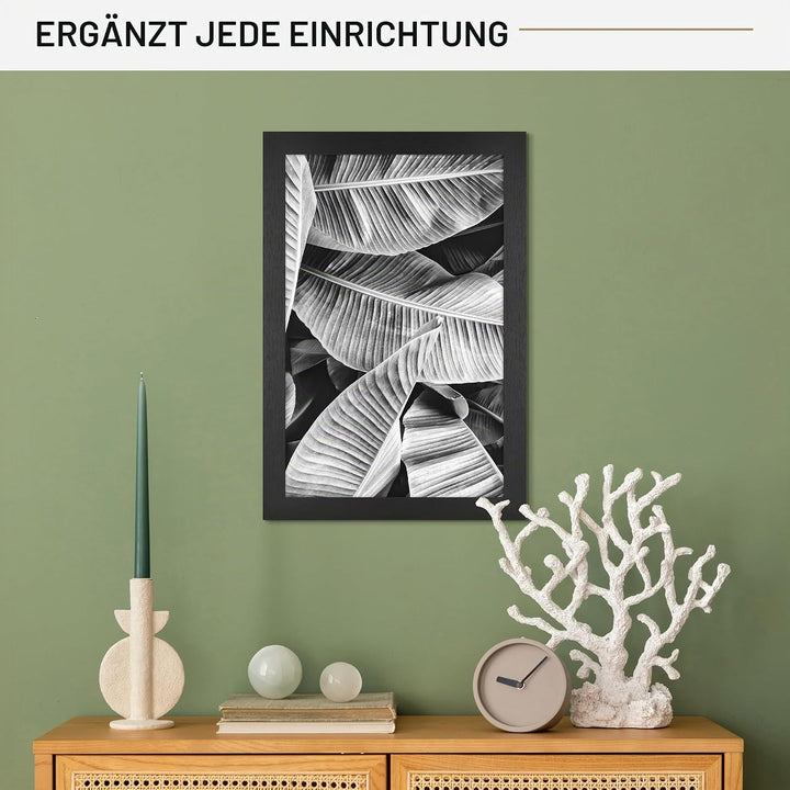MCS Studio Galerie-Rahmen, schwarze Holzmaserung, 27,9 x 43,2 cm, Einzelbett Schwarz Holz-Optik 11 x