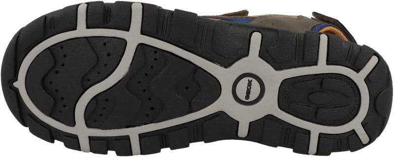 Geox Mädchen Jr Strada A Sandalen 25 EU Brown Avio, 25 EU Brown Avio